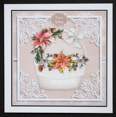 Poinsettia Basket Mini Kit by Marion Kimberley-Scott