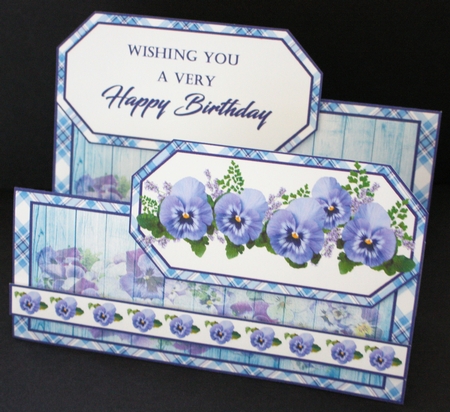 DT Pale blue pansies by Marion Kimberley-Scott