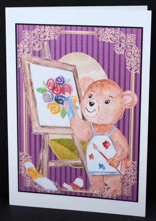 Large All about the art topper  by Marion Kimberley-Scott