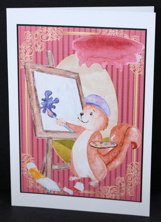 Large All about the art topper 3 by Marion Kimberley-Scott
