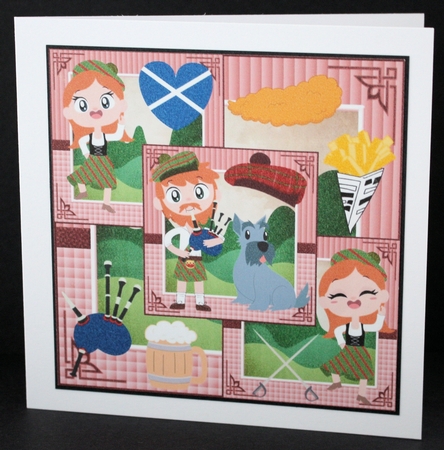 3 All about Scotland card fronts/toppers 2 by Marion Kimberley-Scott