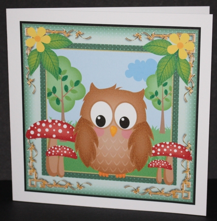 3 All about the woodland card fronts/toppers 4 by Marion Kimberley-Scott
