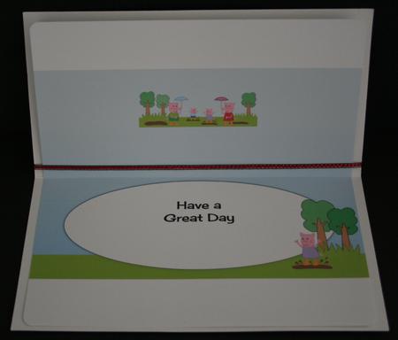 Pinkie Pigs Day Out Large Dl Insert by Marion Kimberley-Scott
