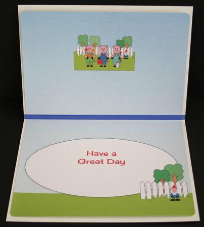 Insert for Gardening Piggies Pyramid by Marion Kimberley-Scott