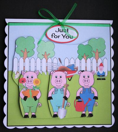 Gardening Piggies Mini Kit by Marion Kimberley-Scott