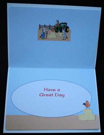 Insert for Country Donkeys Pyramid by Marion Kimberley-Scott