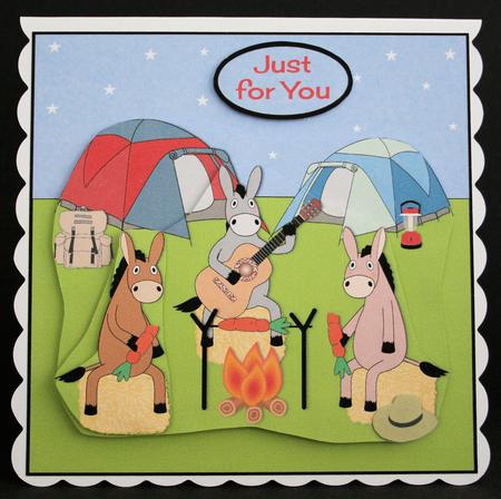 Camping Donkeys Mini Kit by Marion Kimberley-Scott