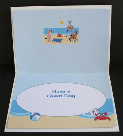 Insert for Beach Donkeys Pyramid by Marion Kimberley-Scott