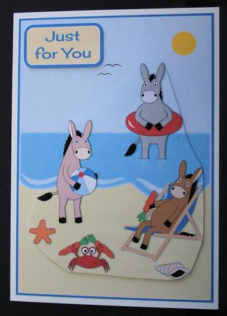 Beach Donkeys by Marion Kimberley-Scott