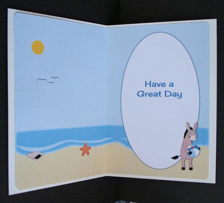 Beach Donkeys Insert by Marion Kimberley-Scott