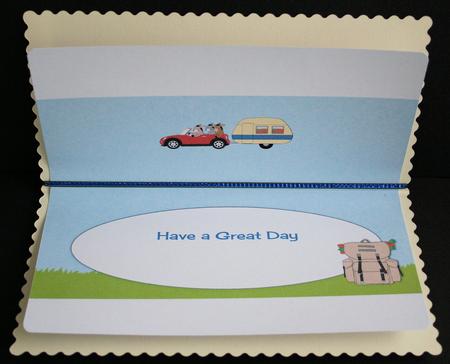 Donkeys on Tour Large Dl Insert by Marion Kimberley-Scott
