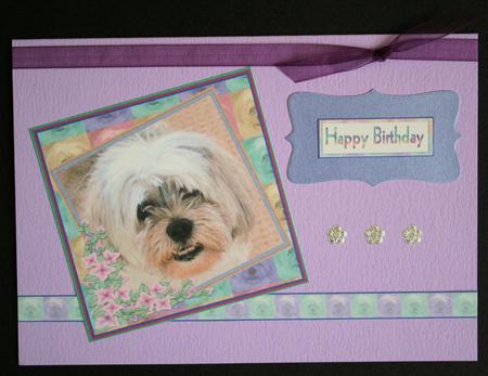 Muffin the Dog Topper by Marion Kimberley-Scott