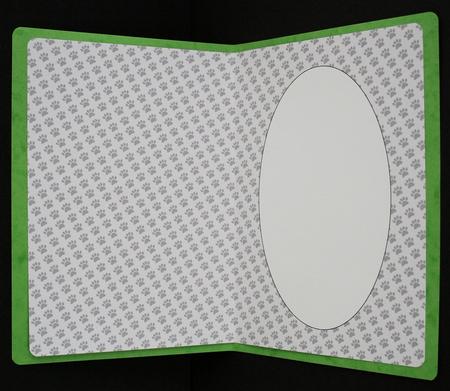 Paw Prints Insert (a5 Portrait) Grey by Marion Kimberley-Scott