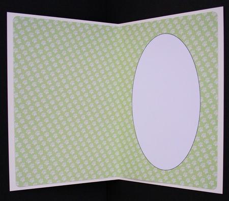 Paw Prints Insert (a5 Portrait) Green 2 by Marion Kimberley-Scott