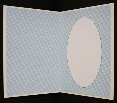 Paw Prints Insert (a5 Portrait) Greyish Blue by Marion Kimberley-Scott