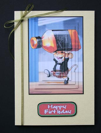 Scots Whisky Mouse! Pyramid by Marion Kimberley-Scott