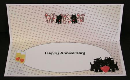 Jazz Dogs Anniversary Large Dl 2 Insert by Marion Kimberley-Scott