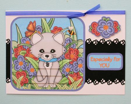 Kitty Among the Flowers by Marion Kimberley-Scott