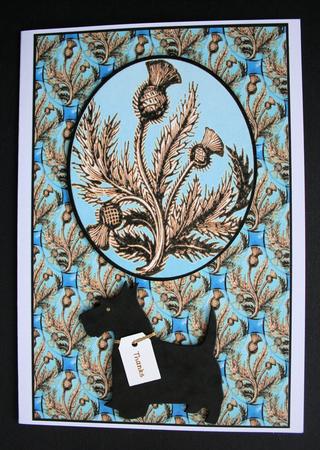 I Love Thistles Backing Sheet by Marion Kimberley-Scott