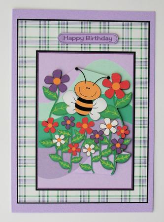 Flowers and Bee by Marion Kimberley-Scott