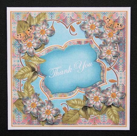 Dteal Met Fleur Thank You Fancy 7in Deco Topper by Marion Kimberley-Scott