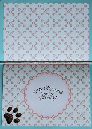 Furry Friends Paw Prints Insert by Marion Kimberley-Scott