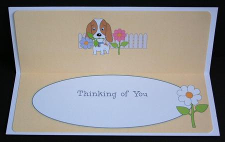 Kosmo the Dog Large Dl Insert 1 by Marion Kimberley-Scott