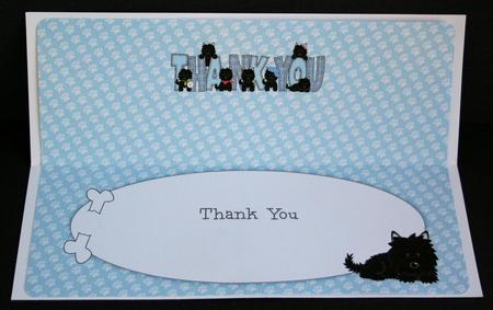 Black Jazz and Friends Thank You Large Dl Insert by Marion Kimberley-Scott