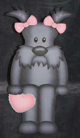 3D on the Shelf Card Kit - Maisie Scottie Dog by Marion Kimberley-Scott
