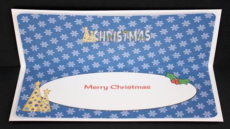Buttons Christmas Trees Christmas Large Dl 2 Insert by Marion Kimberley-Scott
