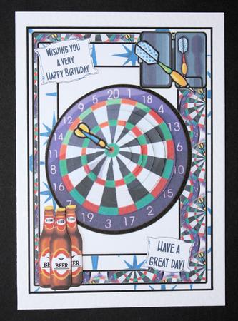 Beer and Darts by Marion Kimberley-Scott