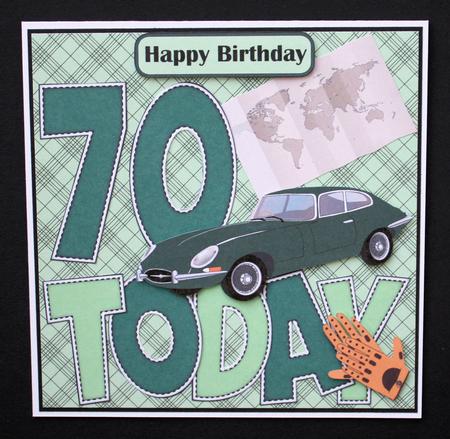 'any Age' with British Green Jaguar Card Kit by Marion Kimberley-Scott