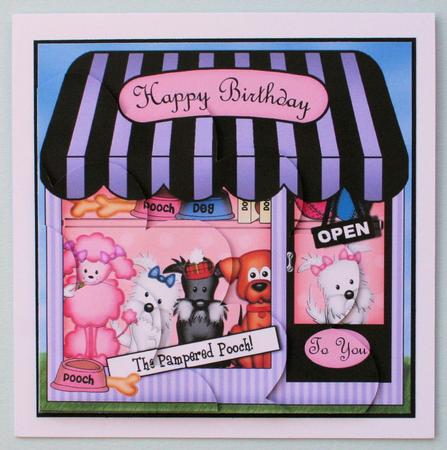 The Little Pampered Pouch Shop Shell Edged Side Stacker by Marion Kimberley-Scott