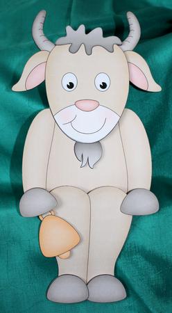 3D on the Shelf Card Kit - Hoover the Goat by Marion Kimberley-Scott