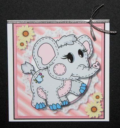 Adorable Stitched Up Elephant by Marion Kimberley-Scott