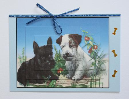 The Westie's Vintage Portrait Pyramid by Marion Kimberley-Scott
