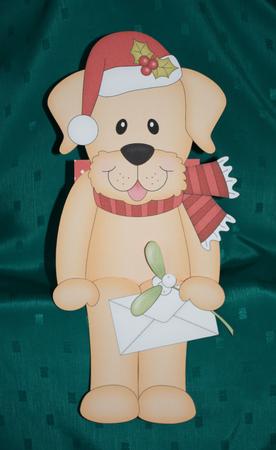 3D on the Shelf Card Kit - Christmas Little Dog Sunny by Marion Kimberley-Scott