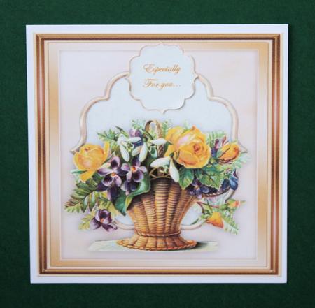 Vintage Flower Basket Topper 4 by Marion Kimberley-Scott