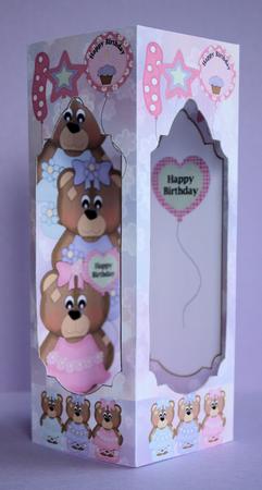 Tower Card - Ballerina Bears by Marion Kimberley-Scott