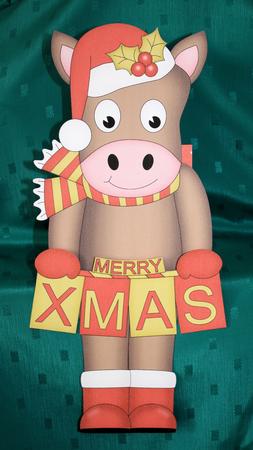3D on the Shelf Card Kit - Little Christmas Gigi Horse by Marion Kimberley-Scott