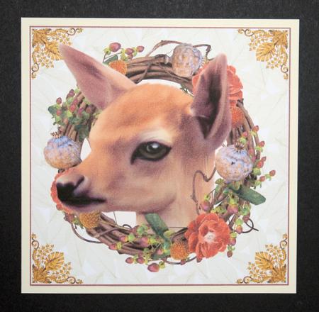 Roe Deer Wreath by Marion Kimberley-Scott
