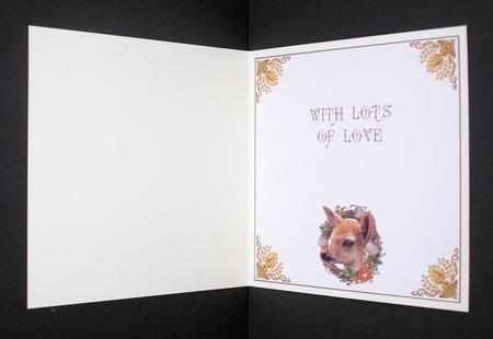 Roe Deer Wreath Insert - with Love by Marion Kimberley-Scott
