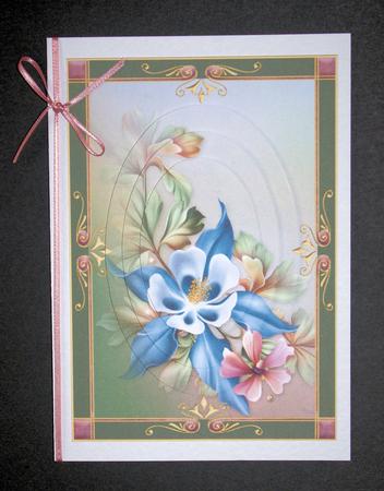 Beautiful Framed Fleur De La Foret with Pyramage by Marion Kimberley-Scott