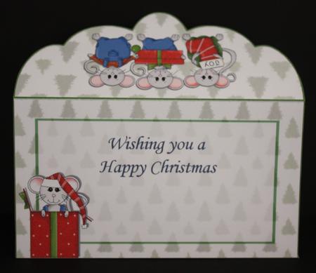 Gift Envelope/money Wallet - Christmas Mice with Presents by Marion Kimberley-Scott