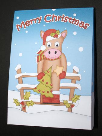 3D Little Christmas Gigi Horse Gift Bag Mini Kit by Marion Kimberley-Scott