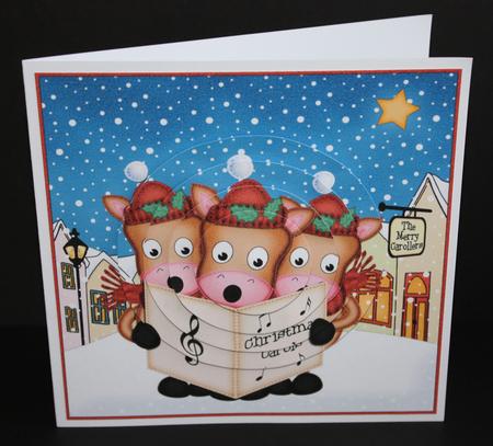 Singing Gigi Horses Merry Carollers Circle Pyramage Topper by Marion Kimberley-Scott