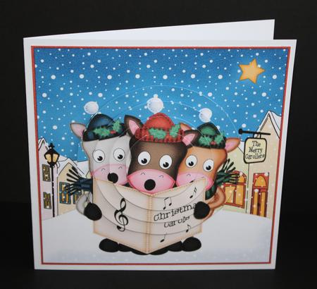 Singing Gigi Horses Merry Carollers Circle Pyramage Topper by Marion Kimberley-Scott