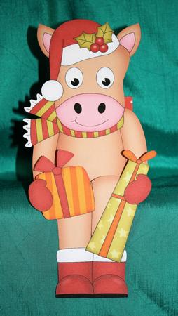 3D on the Shelf Card Kit - Little Christmas Gigi Horse by Marion Kimberley-Scott