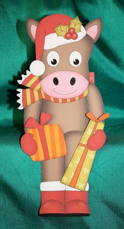 3D on the Shelf Card Kit - Little Christmas Gigi Horse by Marion Kimberley-Scott