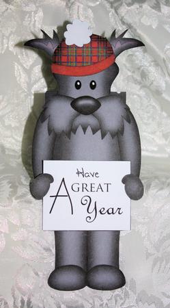 3D on the Shelf Everlasting Calendar Kit - Scottie Dog by Marion Kimberley-Scott
